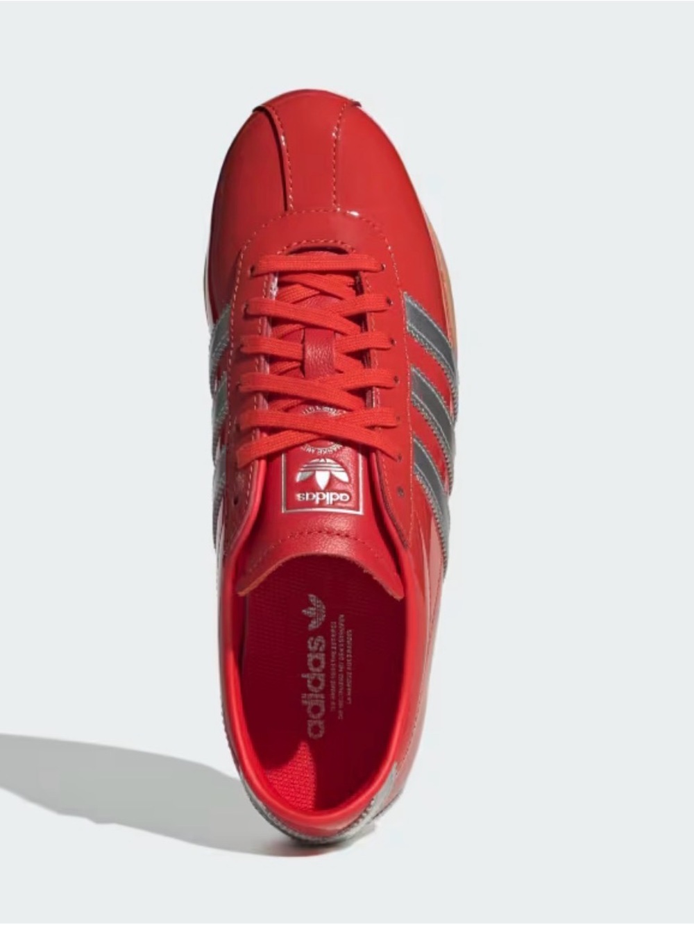 adidas Red and Silver Tokyo Sneakers - Picture 6 of 9
